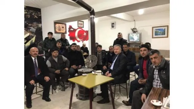 Develi Kaymakamı Duru, vatandaşlarla buluştu