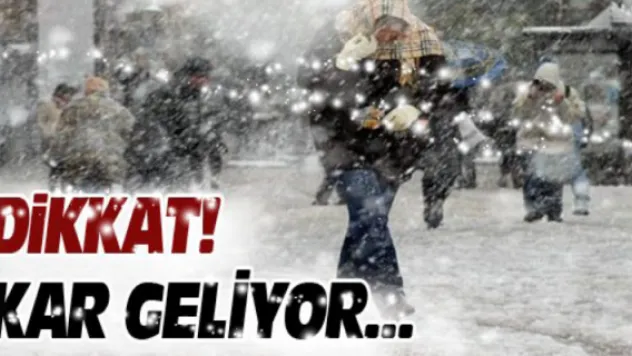 Kar geliyor
