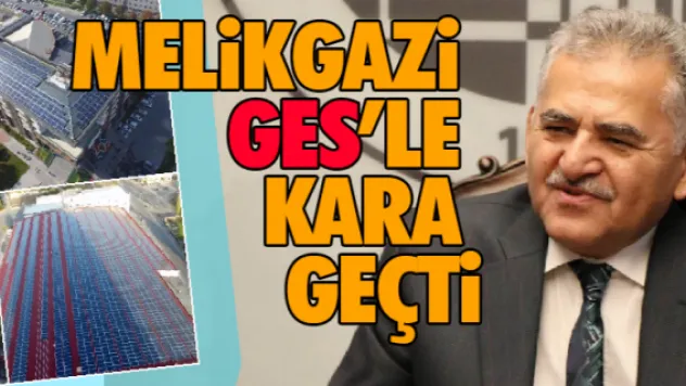 Melikgazi GES'le kara geçti 
