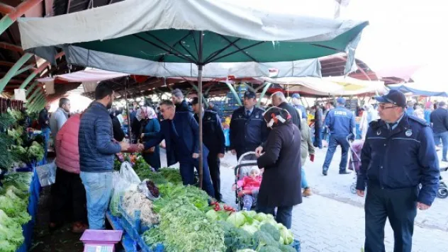 Talas Zabıtasından yaka kameralı şeffaf denetim