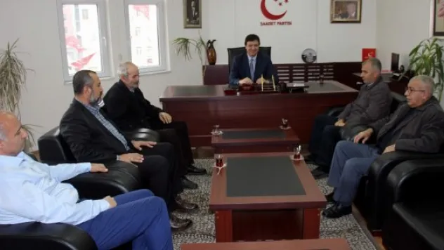 Demokrat Parti'den Saadet Partisi'ne ziyaret