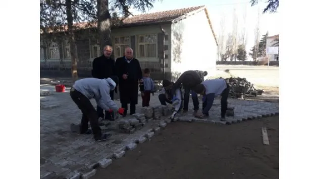 Develi'de parke çalışması