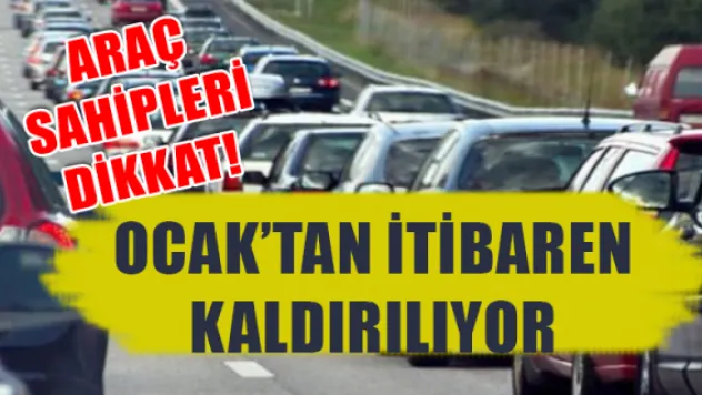 Egzoz gazı emisyon pulu ve ruhsatları 1 Ocak'ta kaldırılıyor