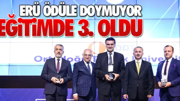 ERCİYES ÜNİVERSİTESİ ÖDÜLE DOYMUYOR