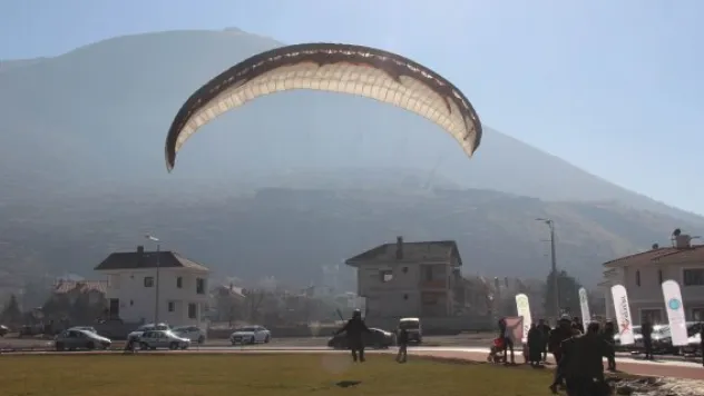 Paraşütle tohum saçtılar