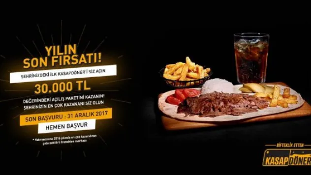 Kasapdöner'den 30 bin TL'lik teşvik