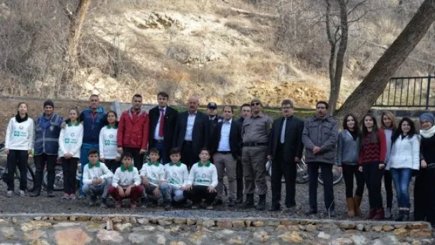 Özvatan'da bisiklet sürme etkinliği