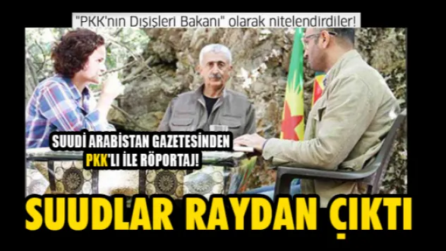 Suudi Arabistan gazetesinden PKK'lı ile röportaj!