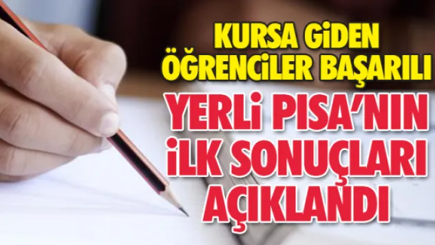 YERLi PiSA'NIN iLK SONUÇLARI AÇIKLANDI