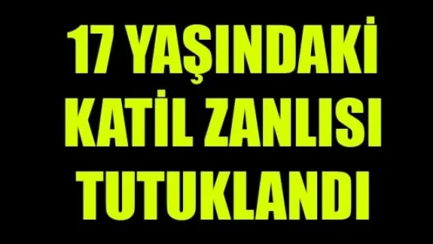 17 YAŞINDAKİ KATİL ZANLISI TUTUKLANDI