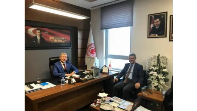 Akay'dan Babaoğlu'na ziyaret