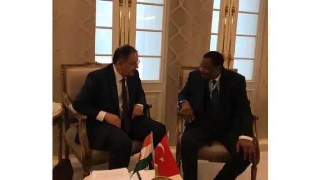Bakan Özhaseki, Nijer heyetini karşıladı