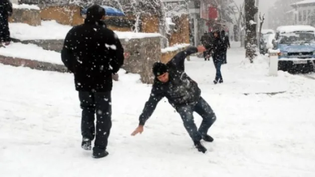 Karlı havalarda penguen gibi yürünmeli