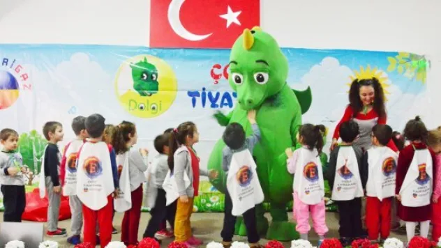 Kayserigaz'ın maskotu enerji tasarrufunu anlattı.