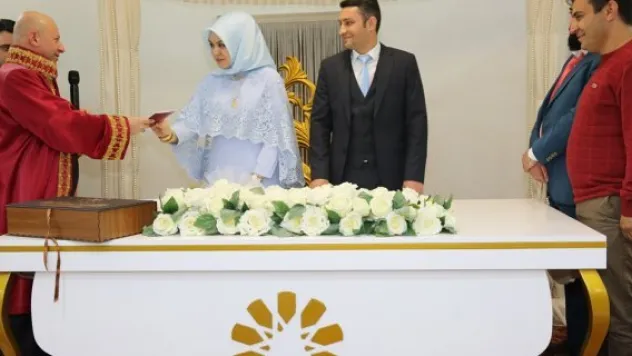 Kocasinan 3 bin çiftin nikahını kıydı