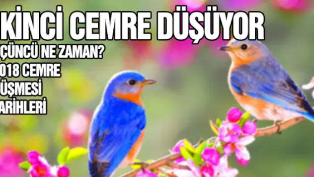 İkinci cemre düşüyor