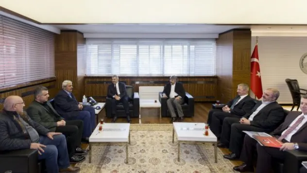 KAYMOS yönetimi Başkan Çelik'i ziyaret etti