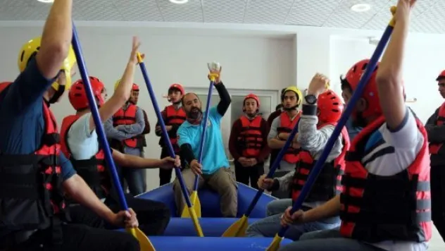 Yahyalı'da raftinge ilk adım