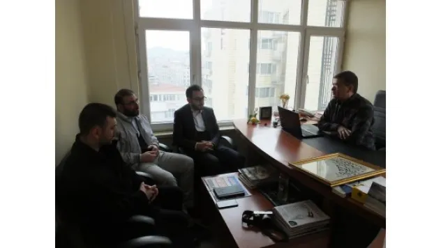 Yedi Hilal Derneği'nden gazetemize ziyaret