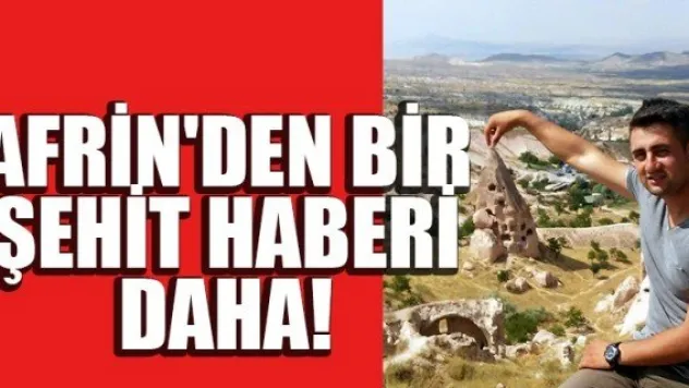 Şehit ateşi Talas'a düştü