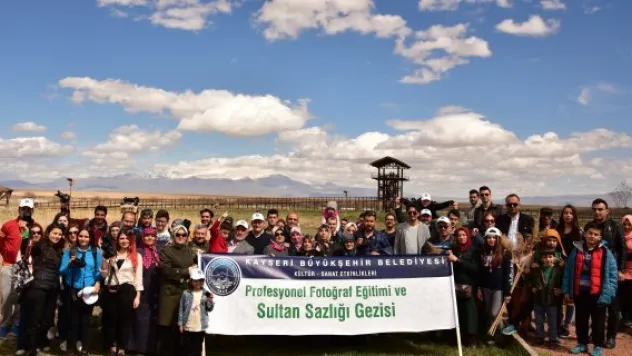Fotoğrafçılar Sultan Sazlığı'nda buluştu