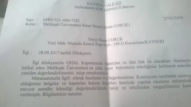 Sinan Coruk mücadeleyi kazandı