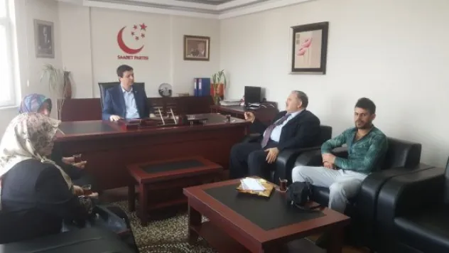 Talasemi ve Lösemililer Derneği'nden Saadet Partisi'ne ziyaret