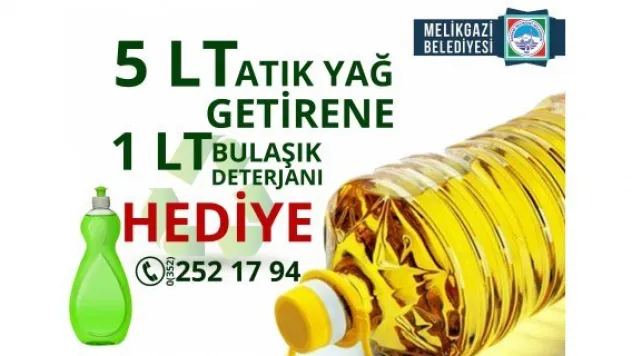 10 günde 475 litre atık yağ toplandı