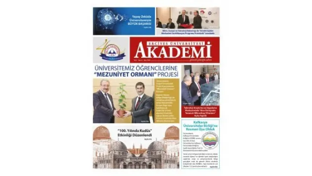 ERÜ AKADEMİ Gazetesinin 6. sayısı çıktı