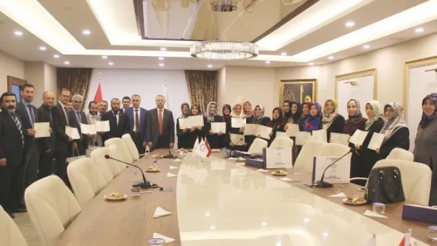 'İşaret Diliyle Dini Kavramlar' kursu tamamlandı