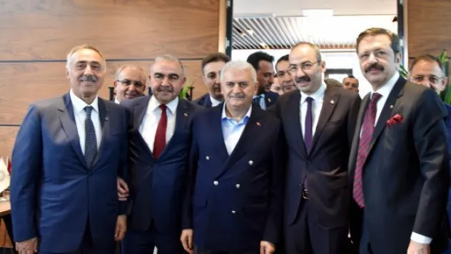 Başbakan Yıldırım, KTO ve KAYSO'yu ziyaret etti