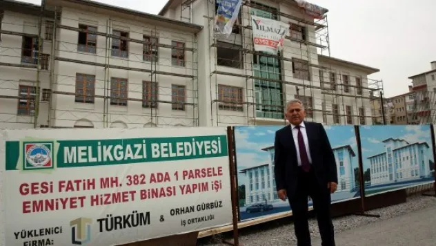 Büyükkılıç Emniyet binası inşaatını inceledi