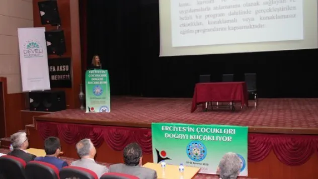 'Erciyes'in çocukları doğayı kucaklıyor'