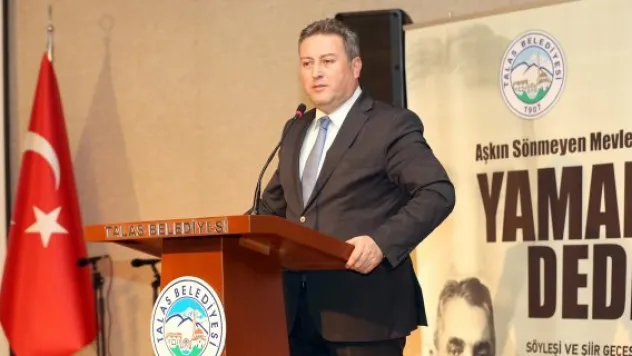 Yaman Dede Talas'ta anılacak