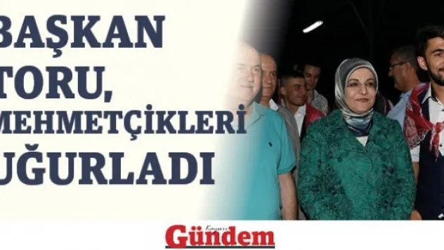 Başkan Toru, Mehmetçikleri uğurladı