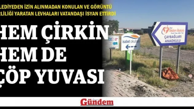 HEM ÇİRKİN HEM DE ÇÖP YUVASI