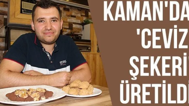 Kaman'da 'Ceviz Şekeri' üretildi