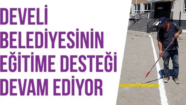 Develi Belediyesinin eğitime desteği devam ediyor