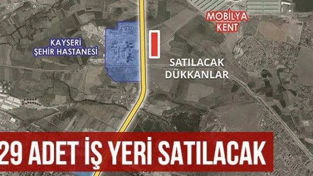 29 Adet İş Yeri Satılacak