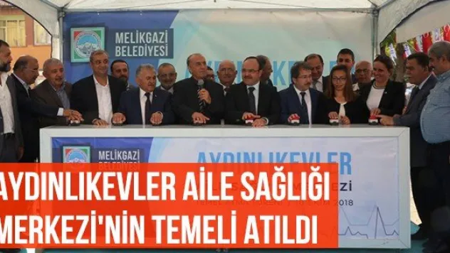 Aydınlıkevler Aile Sağlığı Merkezi'nin Temeli Atıldı