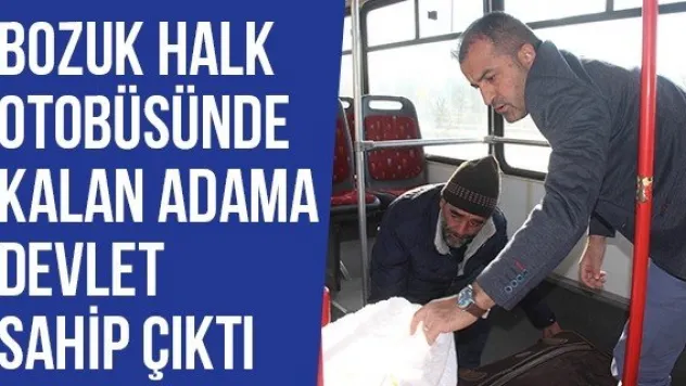 Bozuk Halk Otobüsünde Kalan Adama Devlet Sahip Çıktı