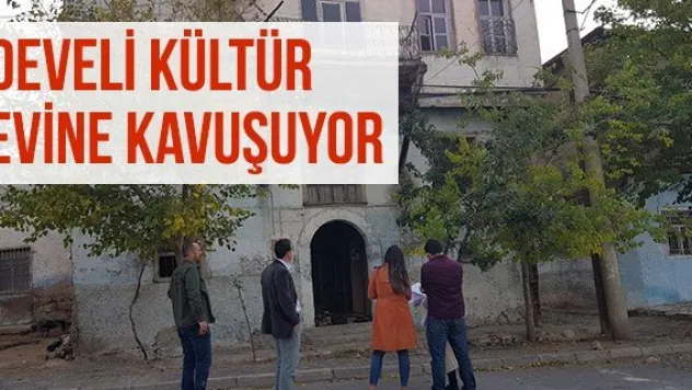 Develi Kültür Evine Kavuşuyor
