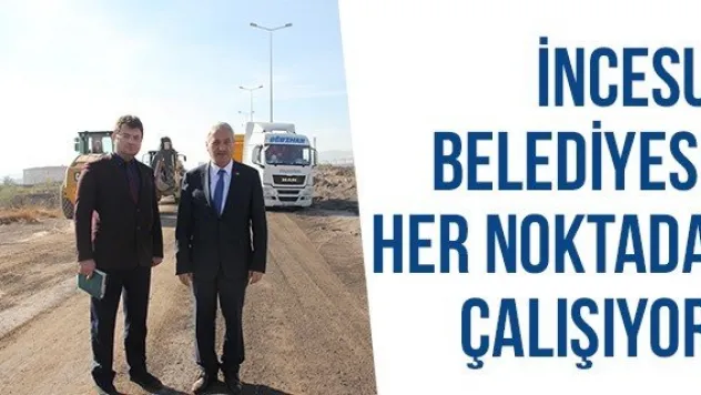 İncesu Belediyesi Her Noktada Çalışıyor