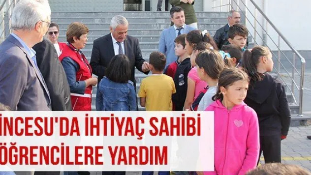 İncesu'da İhtiyaç Sahibi Öğrencilere Yardım