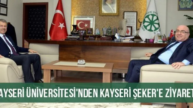 Kayseri Üniversitesi'nden Kayseri Şeker'e Ziyaret