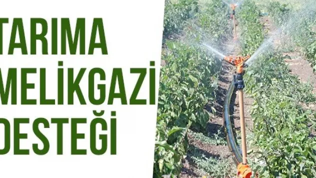 Tarıma Melikgazi Desteği