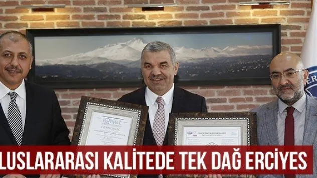 Uluslararası Kalitede Tek Dağ Erciyes