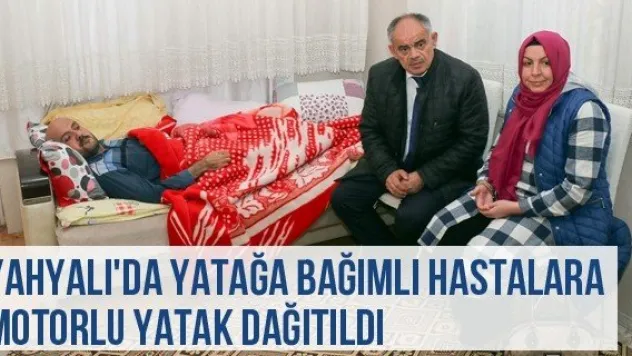 Yahyalı'da Yatağa Bağımlı Hastalara Motorlu Yatak Dağıtıldı