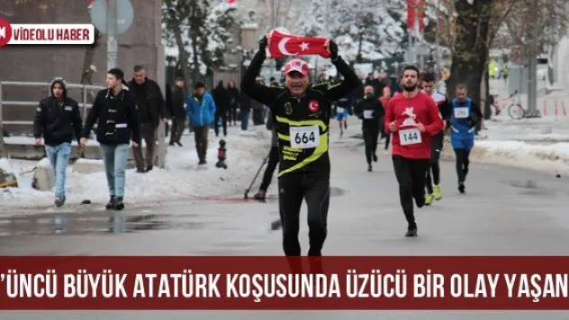83'üncü Büyük Atatürk Koşusunda Üzücü Bir Olay Yaşandı