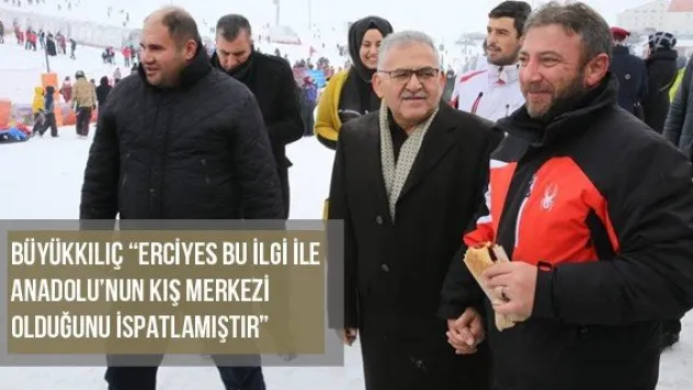 Büyükkılıç 'Erciyes Bu İlgi İle Anadolu'nun Kış Merkezi Olduğunu İspatlamıştır'